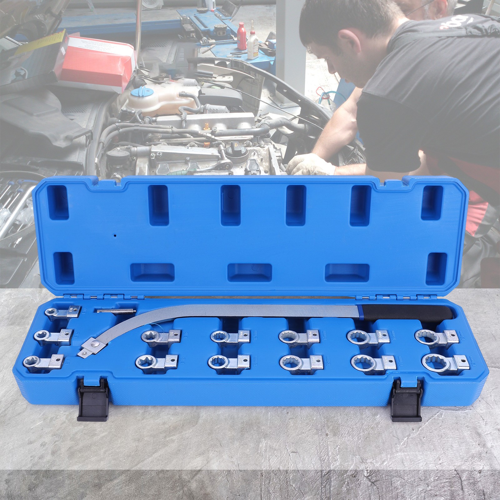 15PCS Pulley Removal Tool Kit Screw Removal Tool Fit for Most Vehicles Tool