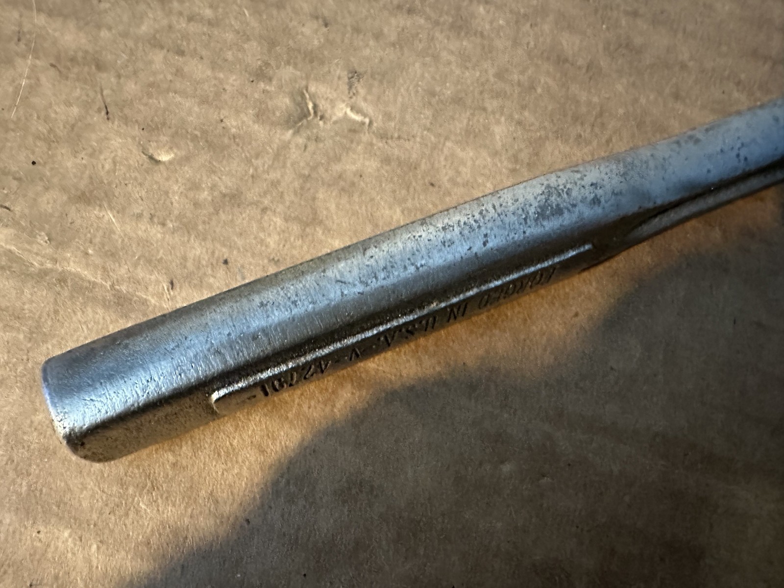 VINTAGE CRAFTSMAN -V- 42791 3/8″ DRIVE FLEX HEAD QUICK RELEASE RATCHET USA