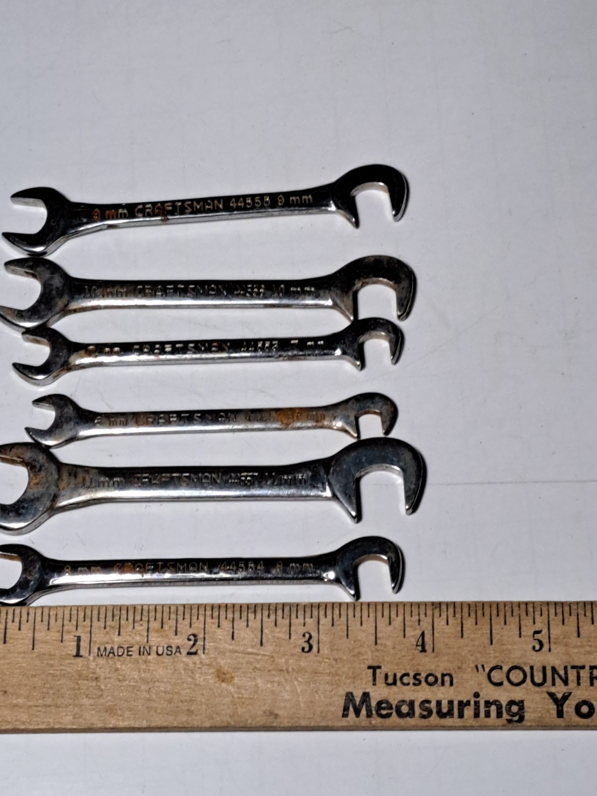 Set Of 6 Craftsman Metric Ignition Wrenches 6mm-11mm 44552 – 44557