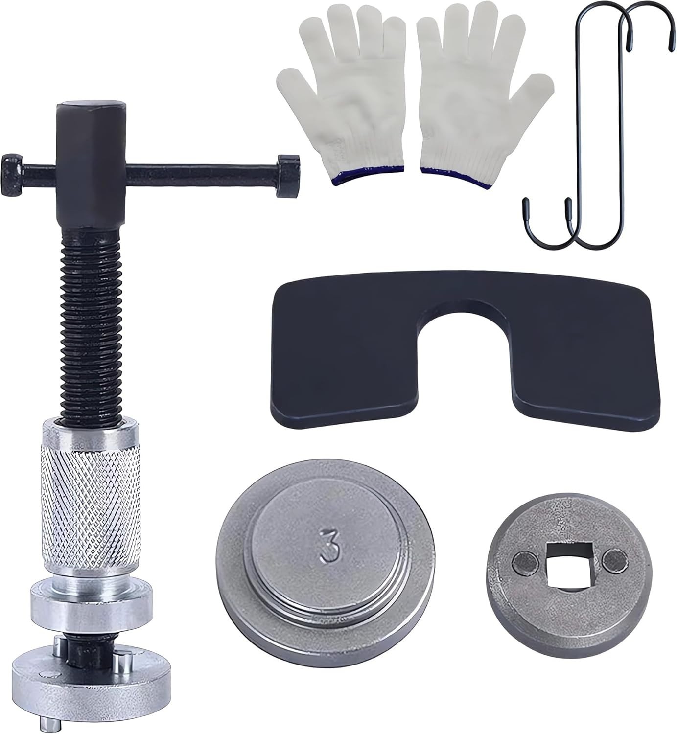 Brake Caliper Compression Tool 5-in-1 Universal Piston Rewind for Cars SUVs T…