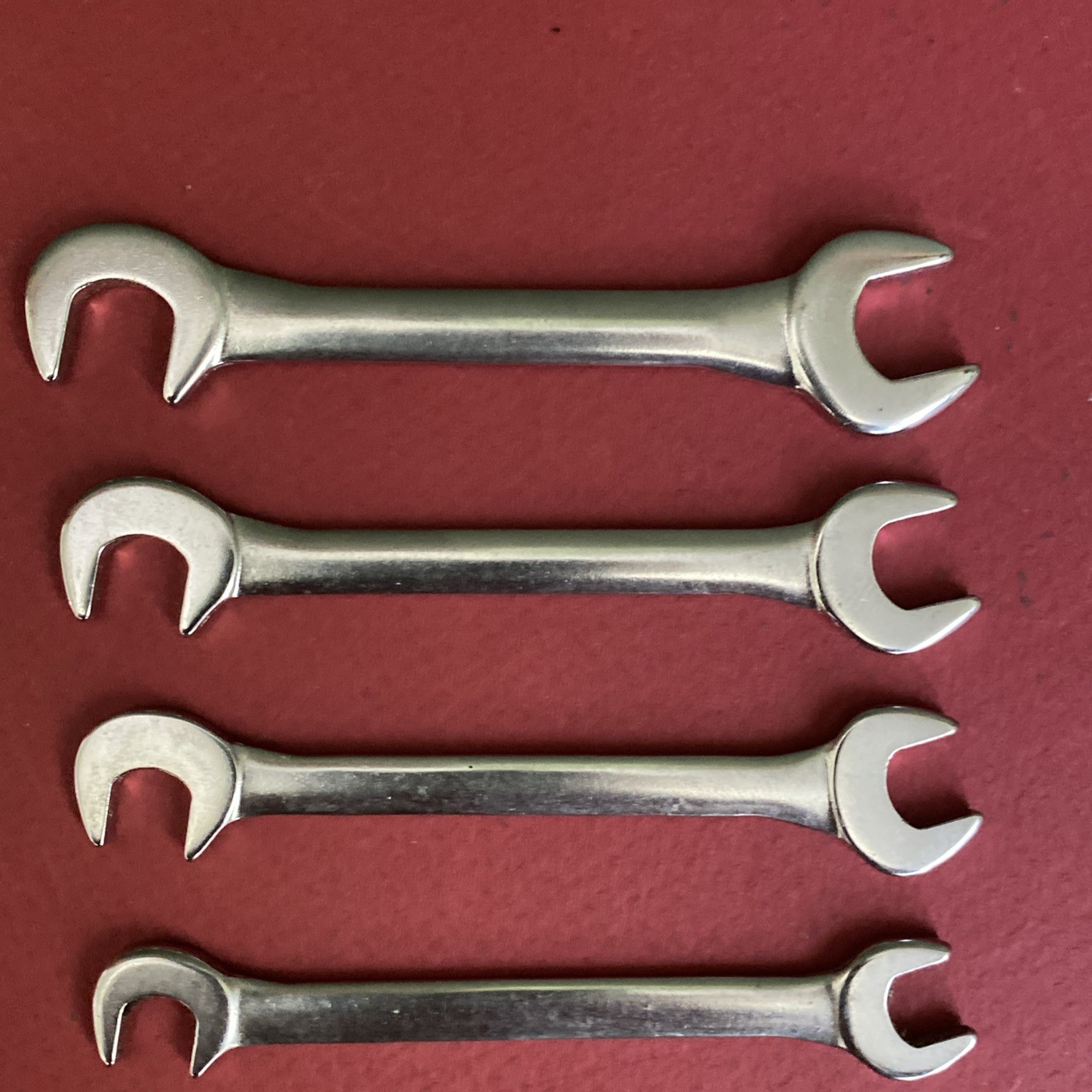 Craftsman USA 8-Pc Open End -V- Ignition Wrench Set 4306 Super-tuff 90° Offset