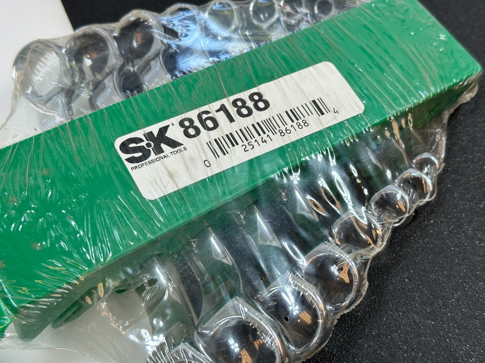 SK Tools USA 86188 8pc 12 Point Short Metric 6mm-20mm Offset Box End Wrench Set