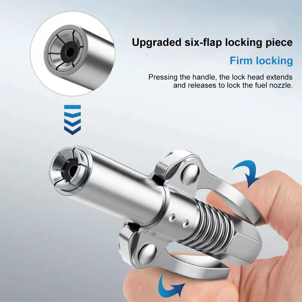 Grease Coupler 10000 PSI Quick Release Tip Tool for Oil Pump