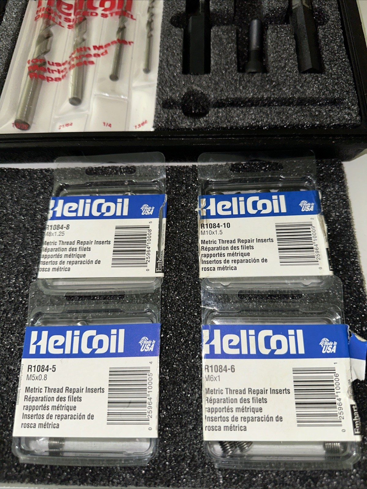4937-150 Helicoil Metric Master Thread Repair Kit Used See Pictures