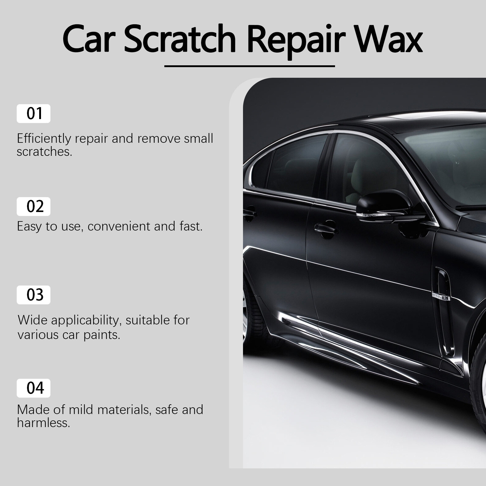3X Auto Car Scratch Remover Kit for Scratches Repair Wax Ultimate Paint Restorer