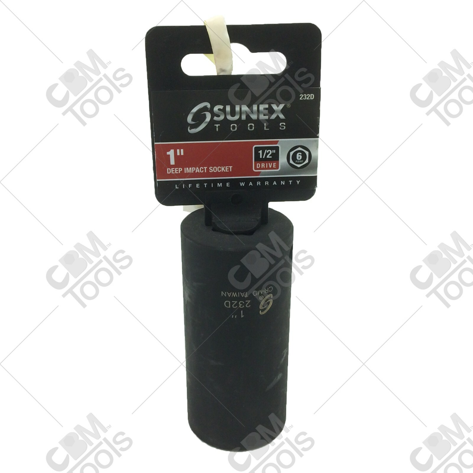 Sunex 232D 1/2 Inch Drive Deep Impact Socket 1 Inch 6 Point Tool New