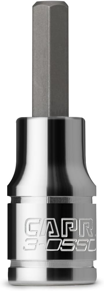 Capri Tools 3-0550 3/16-Inch Hex Bit Socket, 1/4-Inch 3/16 Inch (Pack of 1)
