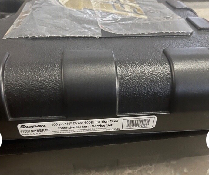 Snap On 100pc 1/4 Drive Metric & Sae General Service Set 100th year Edition