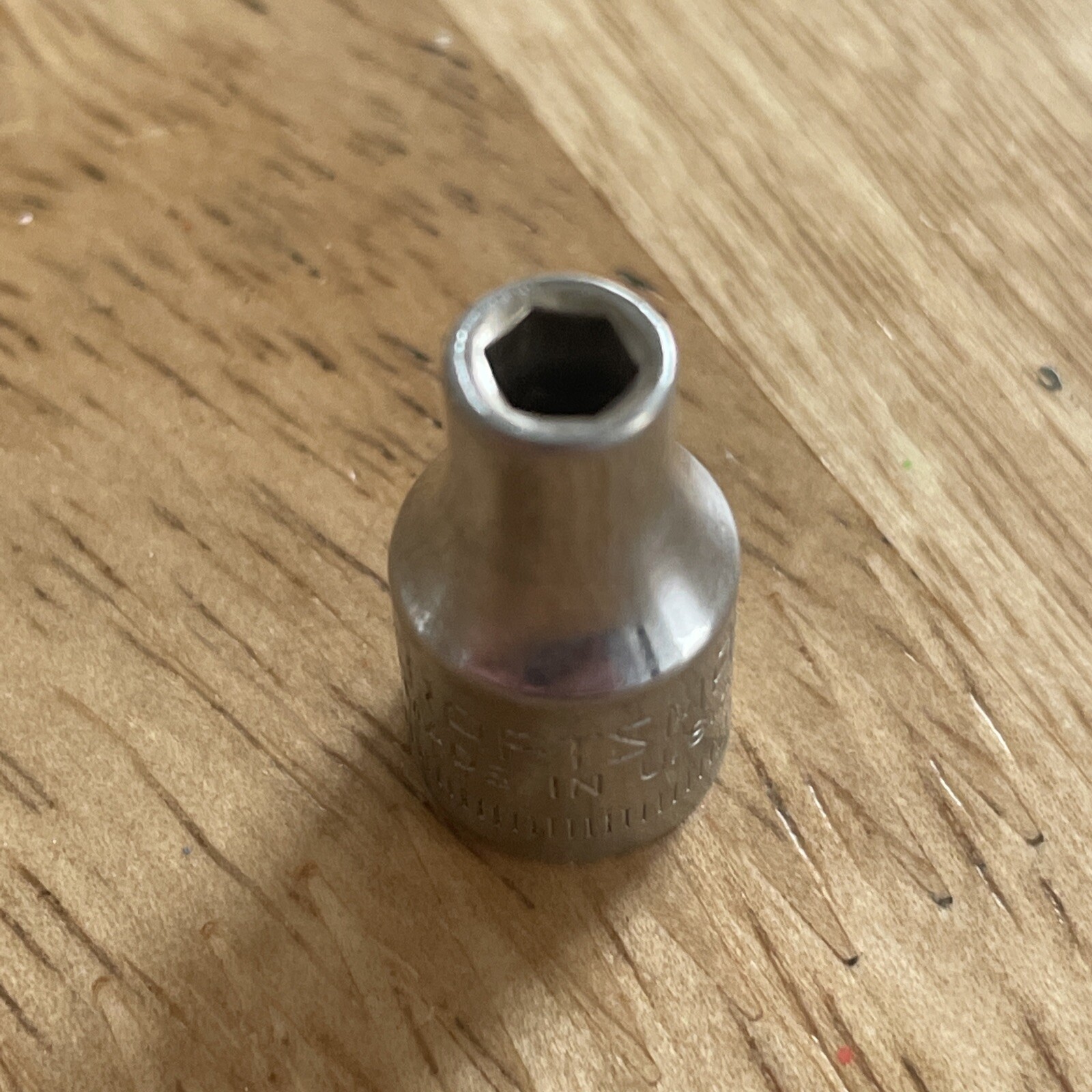 Craftsman 1/4″ Drive 4MM 6 Point Shallow Socket Metric -V- 43505 USA NICE
