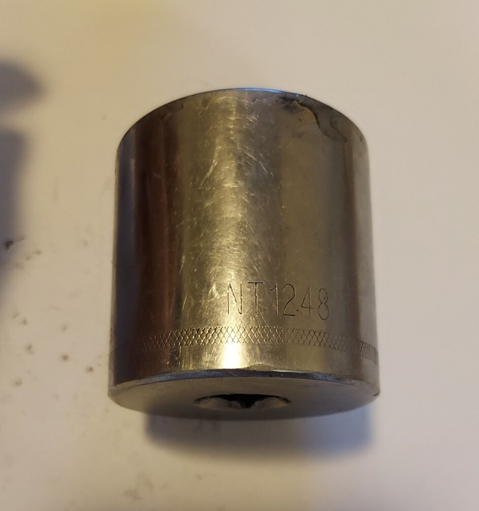 NAPA 1/2″ Drive SAE 1-1/2″ 12-Point Shallow Socket NT1248 NOS Made in U.S.A.