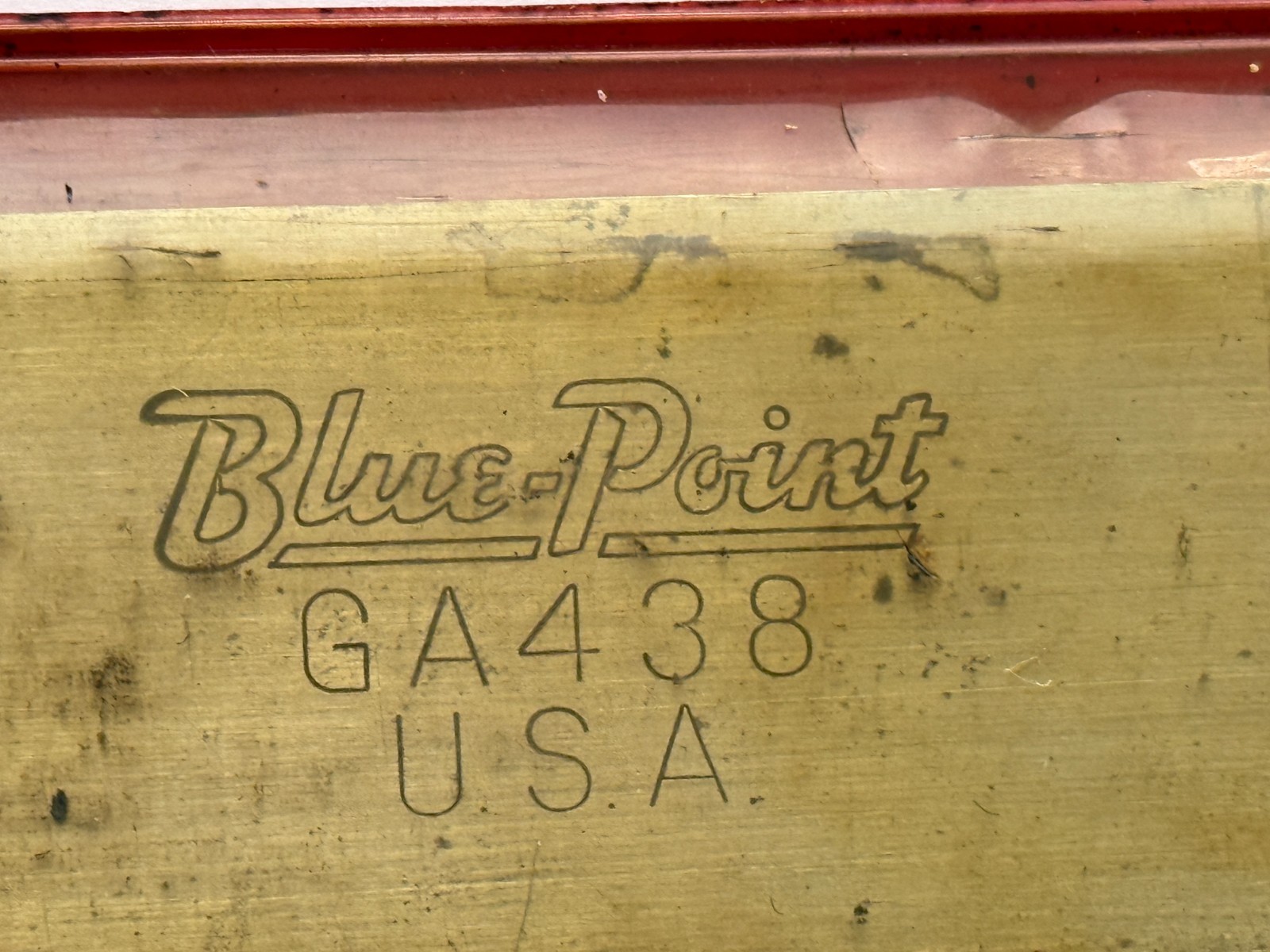 Blue-Point GA438 18″ Precision Straight Edge USA Snap-On Machinist Tool w/ Case