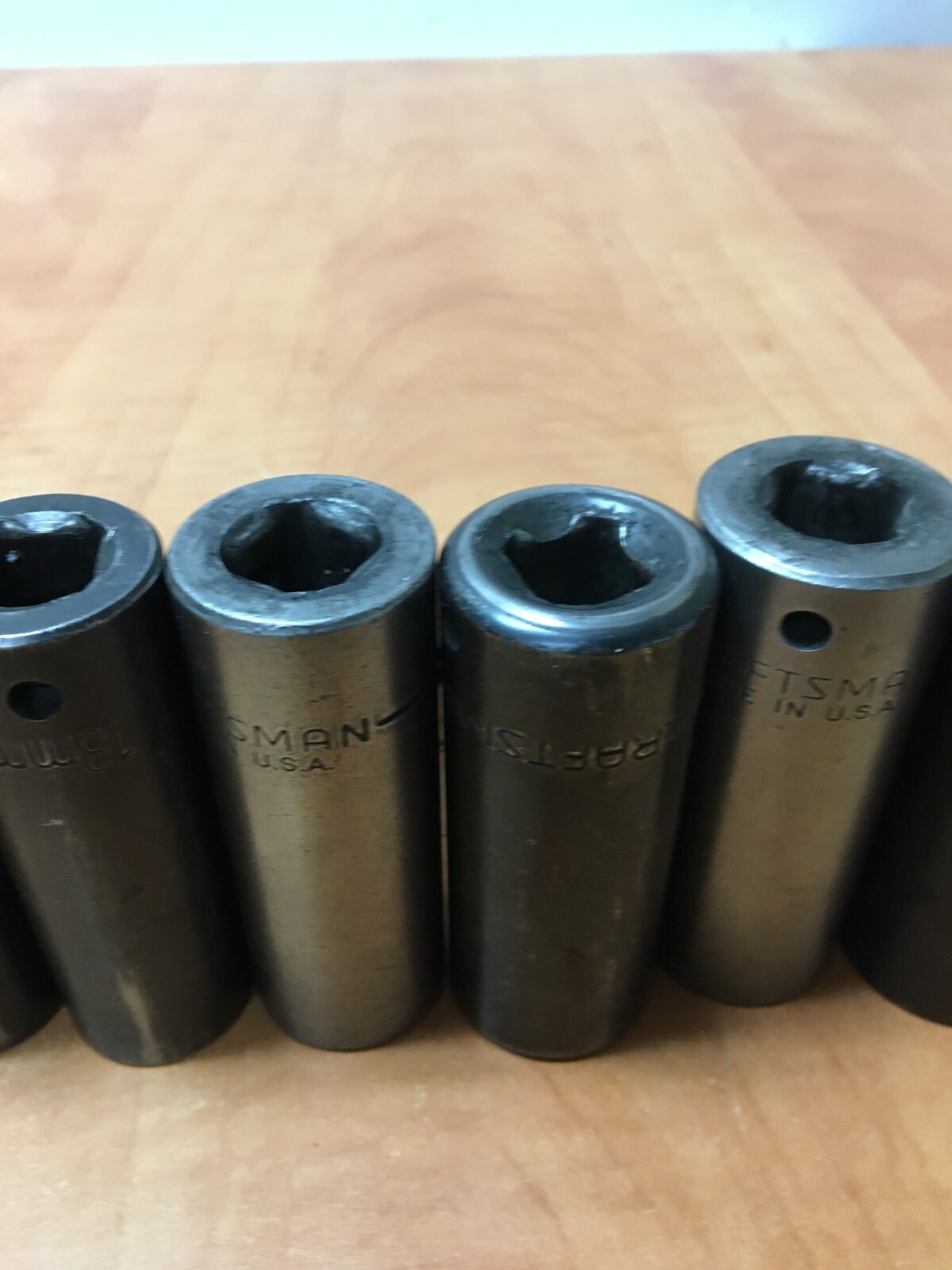 CRAFTSMAN 1/2″ DR METRIC DEEP IMPACT SOCKET SET 13 14 15 17 18 19 21 22 24 27mm