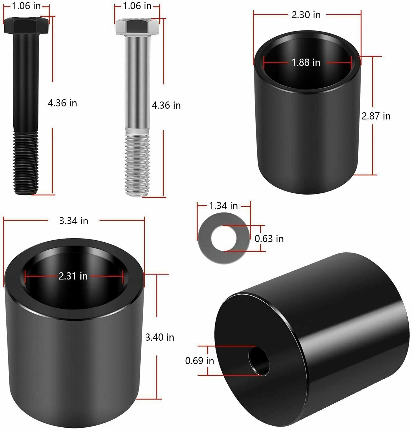 JDG10549 Crankshaft Front Oil Seal Installer Tool Set for John Deere Servicegard