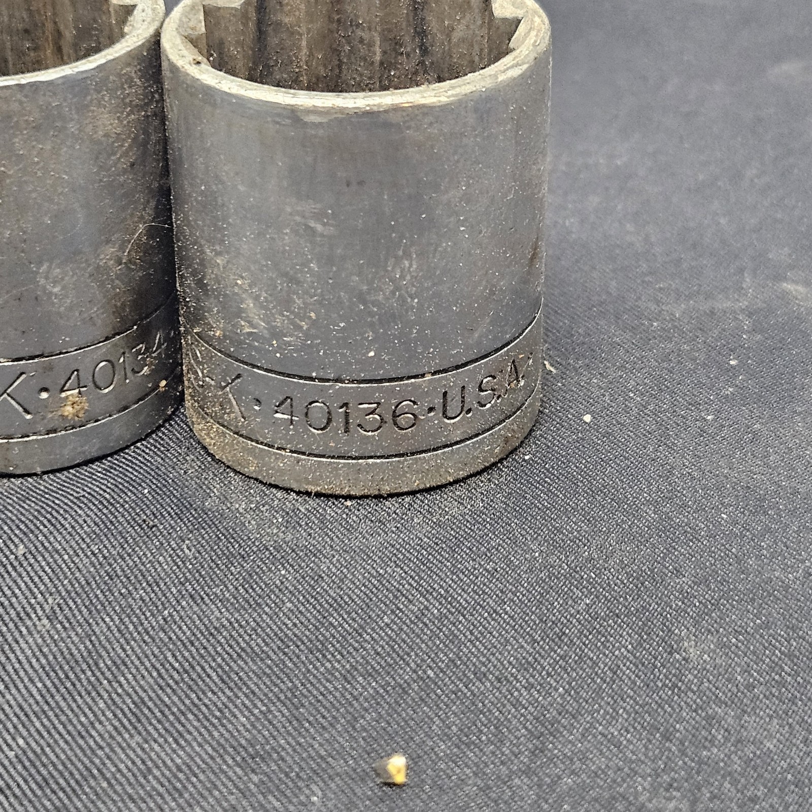 S-K Tools Shallow Socket Set 1/2” Drive SAE 8Pcs USA 12 point Star Vintage READ