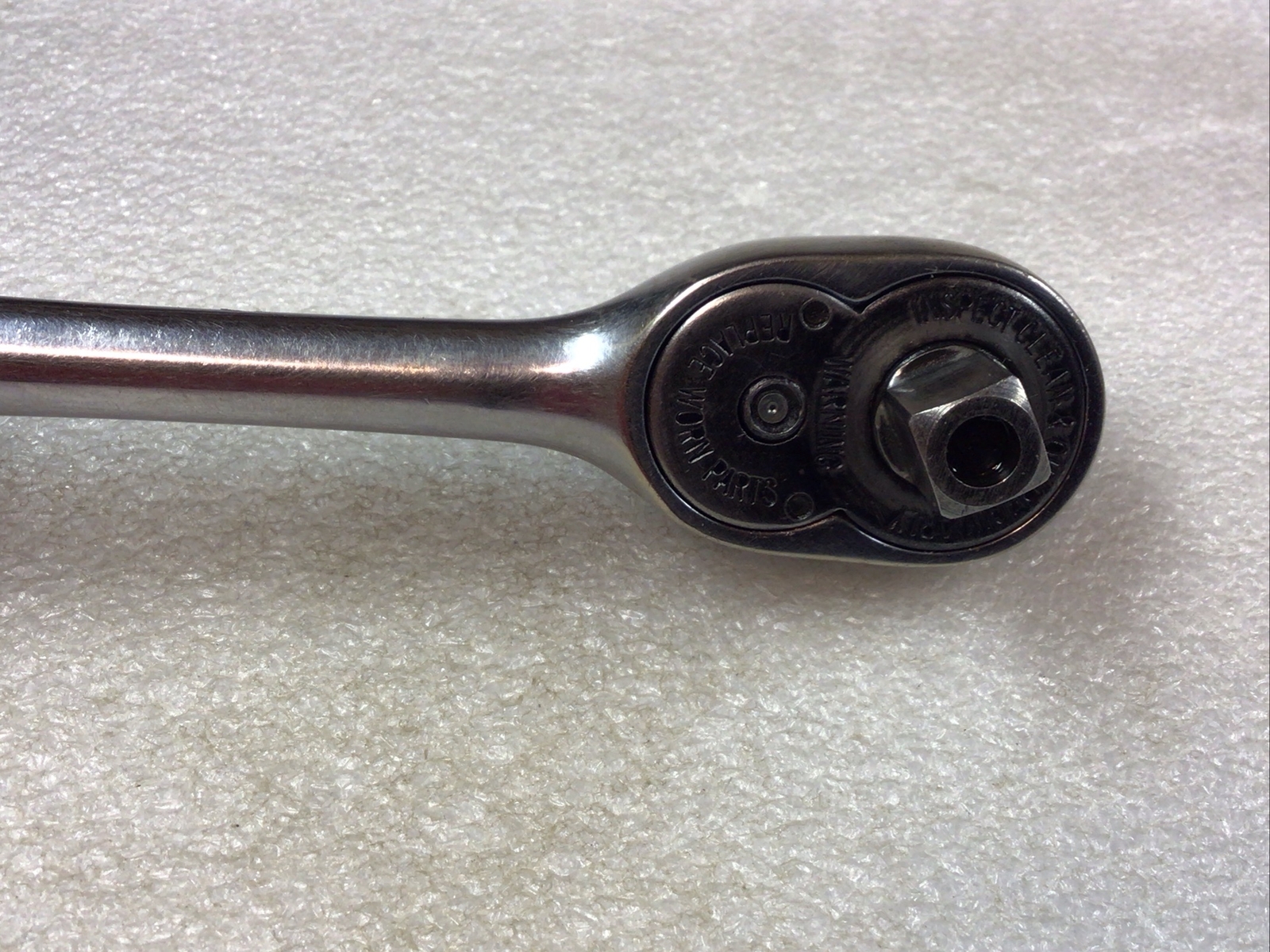 SNAP-ON-#F723A – Chrome, 3/8″ DR., 7-3/8″ LONG, QUICK RELEASE, RATCHET-USA-