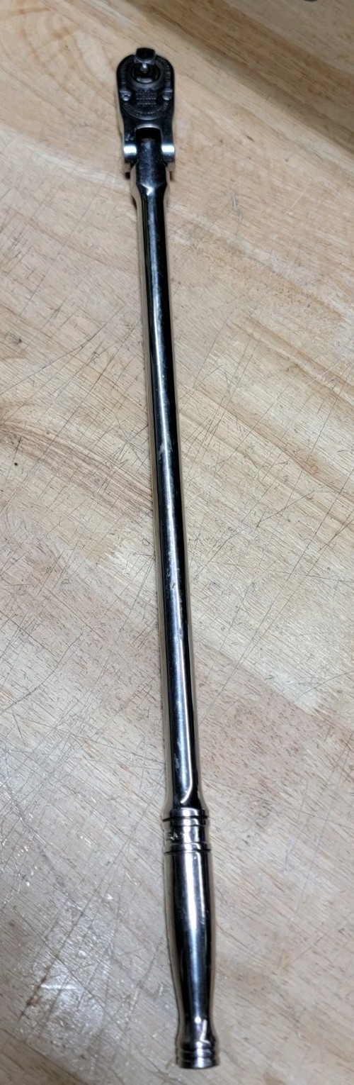 Snap-On Tools USA FLLF80 3/8″ Drive 18” Extra Long Handle Flex Head Ratchet USA
