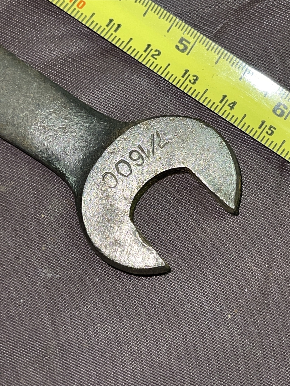 The Billings & Spencer Co USA 1120 7/16in X 1/2in Open End Wrench OC Vintage