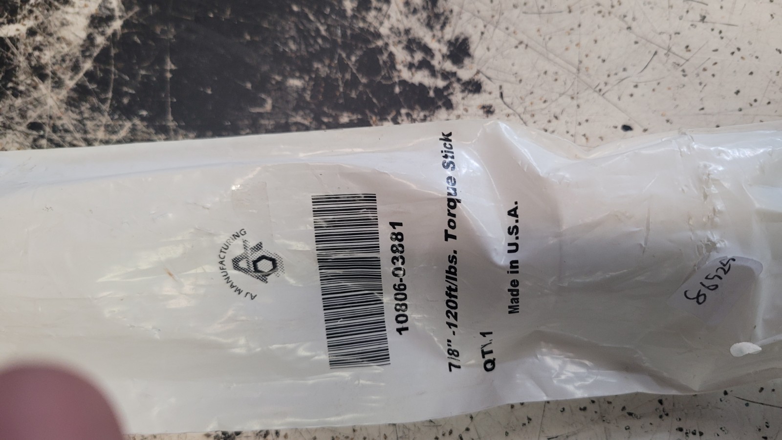 120 ft-lb. 1/2″ Drive 7/8″ Torque Stick White AJ Manufacturing USA 10806-03881