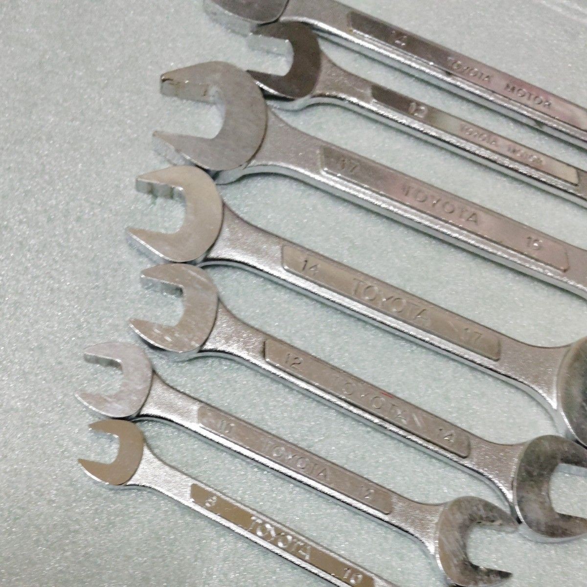 KTC TOYOTA Vintage Combination Wrench Set Double Open End OEM Used