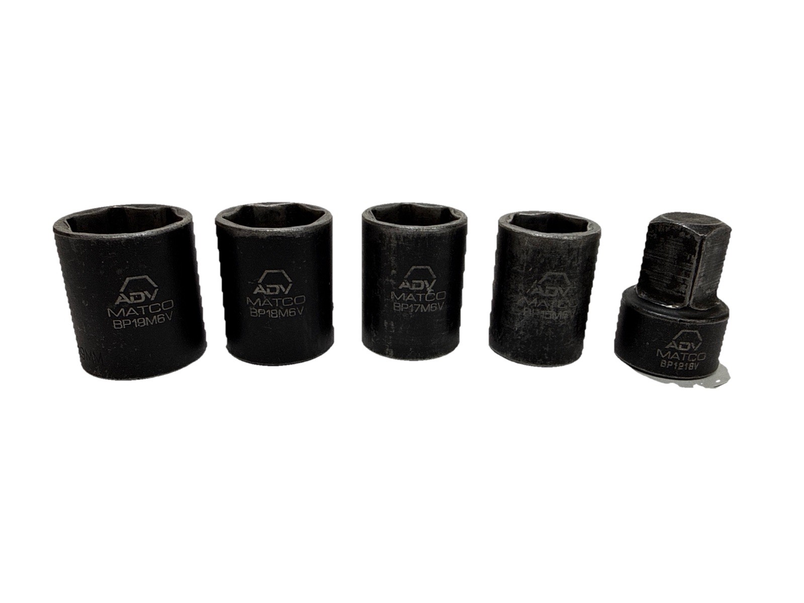 Matco 3/8” Drive Metric Shallow Impact Socket Set BP Series 7-19mm w/Adapter