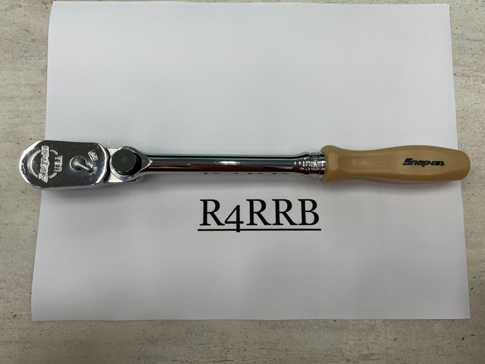 Snap-on Tools NEW COMBAT TAN 3/8″ Drv Hard Grip Multi-Position Ratchet FHD80MPCT