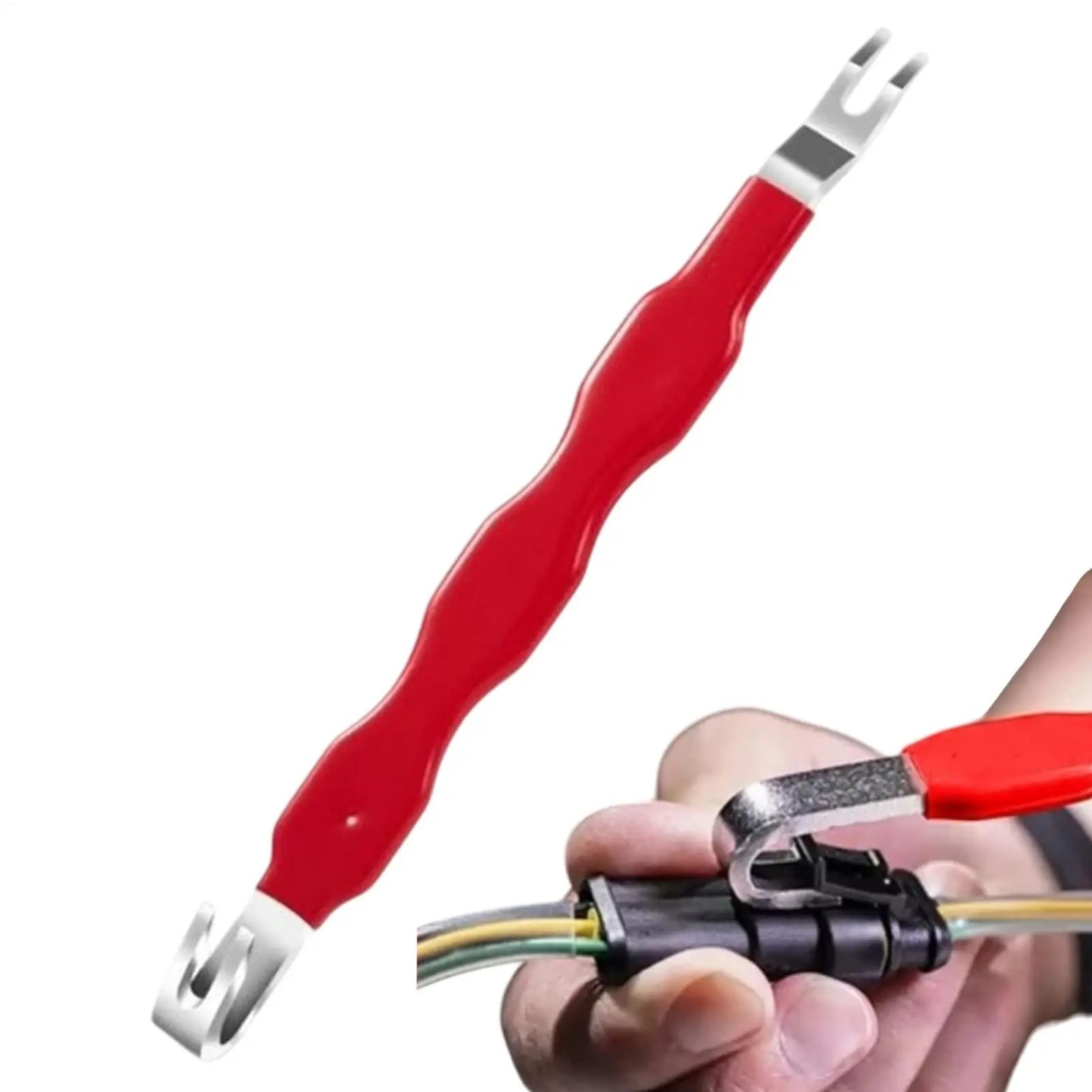 2X Electrical Connector Separator Pliers Non-slip Grip Car Terminal Removal Tool