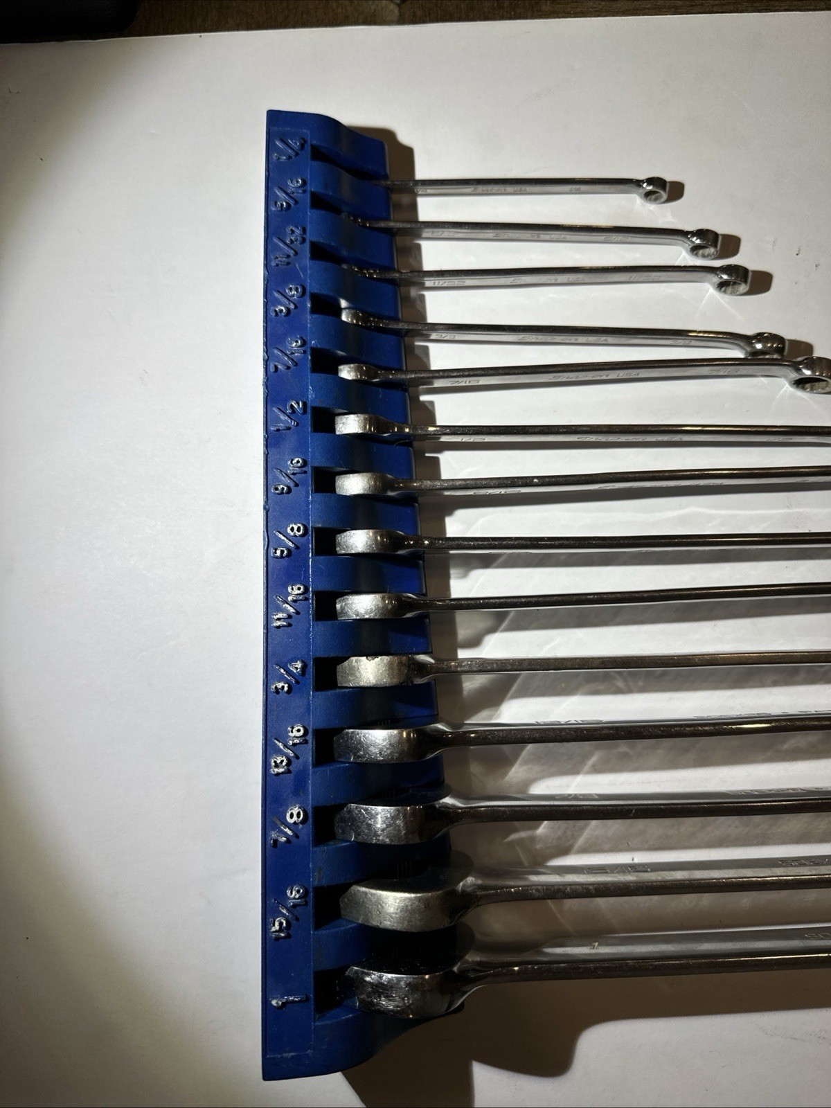 Snap On 14Pc 12-point SAE Frank Drive-plus combination wrench set (1/4-1”)