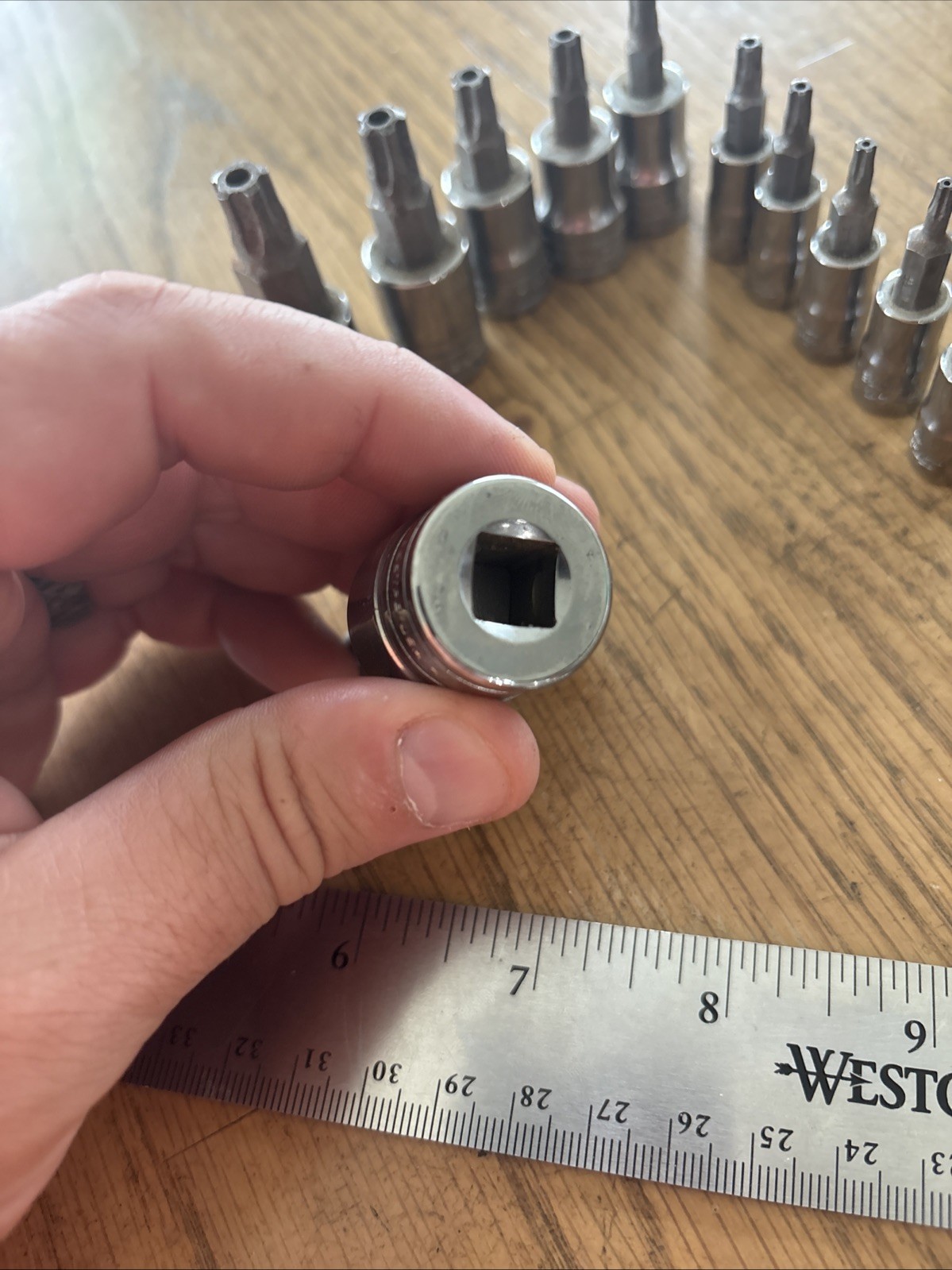Snap-On 211EFTXRTPY 8IPR-55IPR 11 Piece Tamper-Resistant TORX Plus Socket Set US