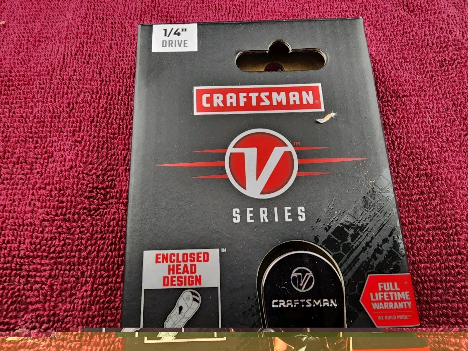 New Craftsman V-Series 1/4″ Drive Long Flex Head Ratchet 80 teeth – CMMT86303V