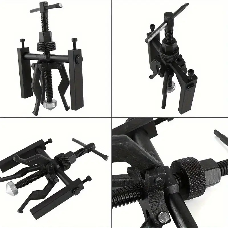 3 jaw Bearing Puller Pilot Blind Set Bushing Gear Small Inner Internal Kit Tool