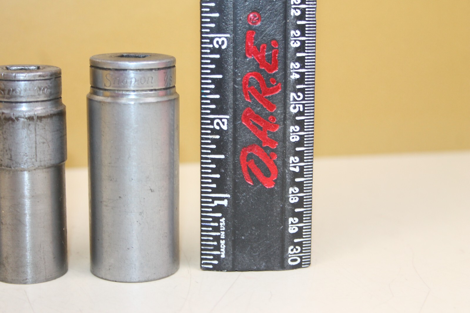 (4) Snap-On Sockets «SF» 191, 221, 241, 281 ~ 3/8″ Dr. ~ 12 Point (loc:LD1)