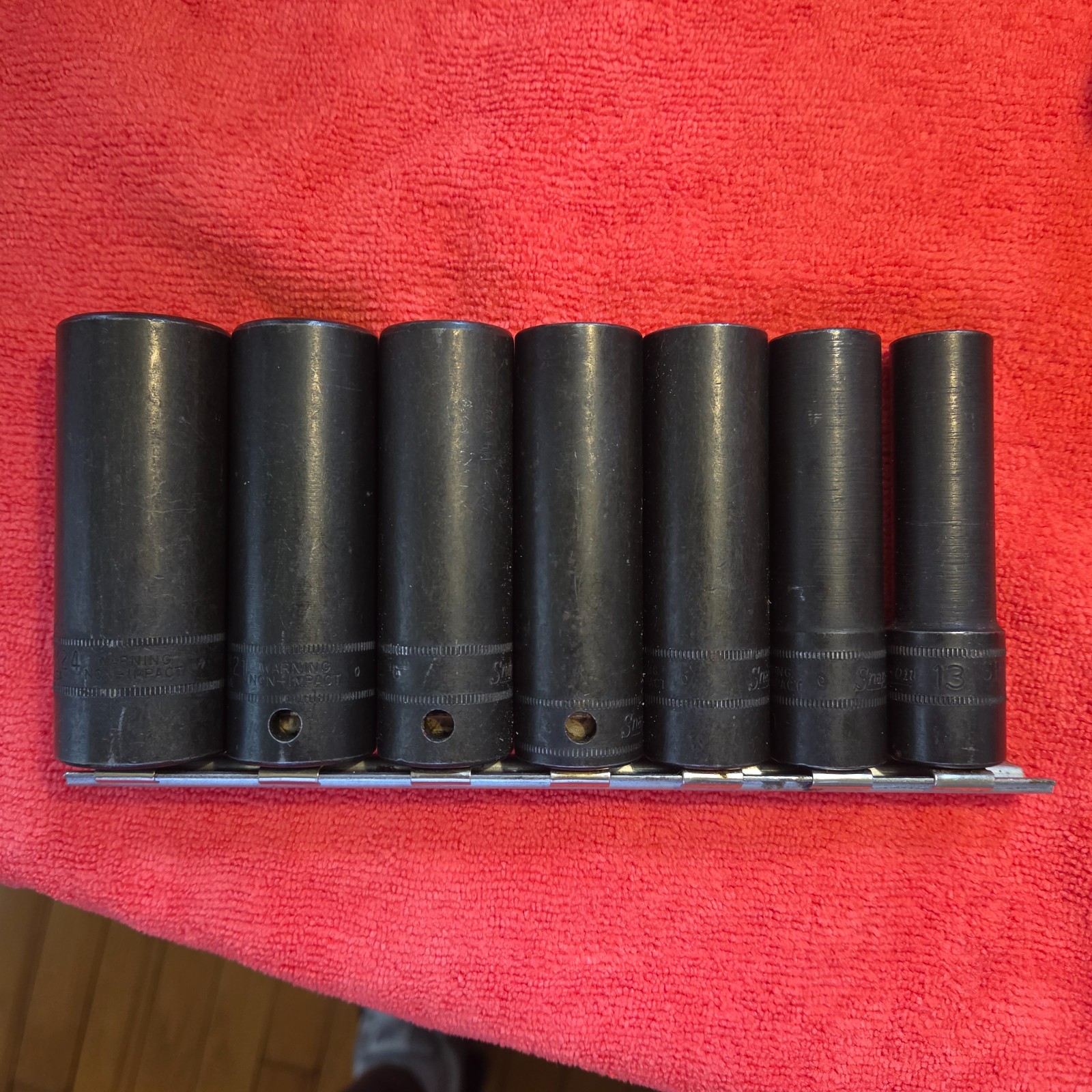 Snap_On Impact Socket Set Metric 1/2″ Drive DEEP DISH