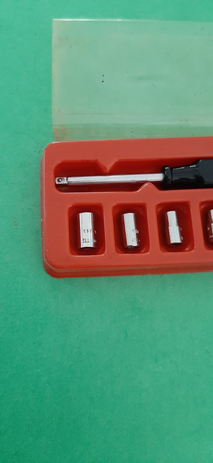Snap-on 1/8″ Drive Black Hard Handle Spinner Driver Socket Set 1605-T T40 T-40
