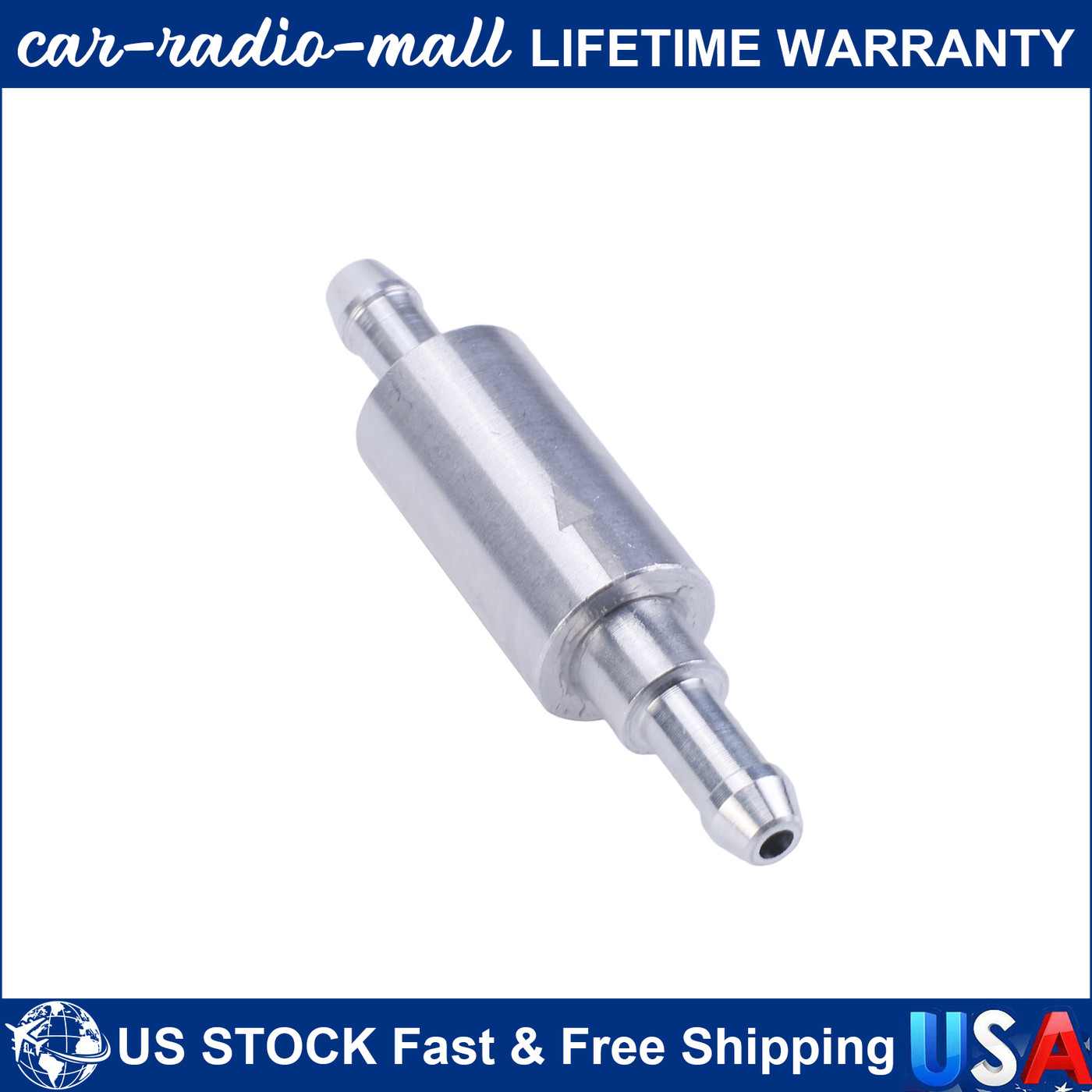 6 PCS Brake Bleeder Hose, One Way Check Valve Tube Bleeding Tool Kit Silver US