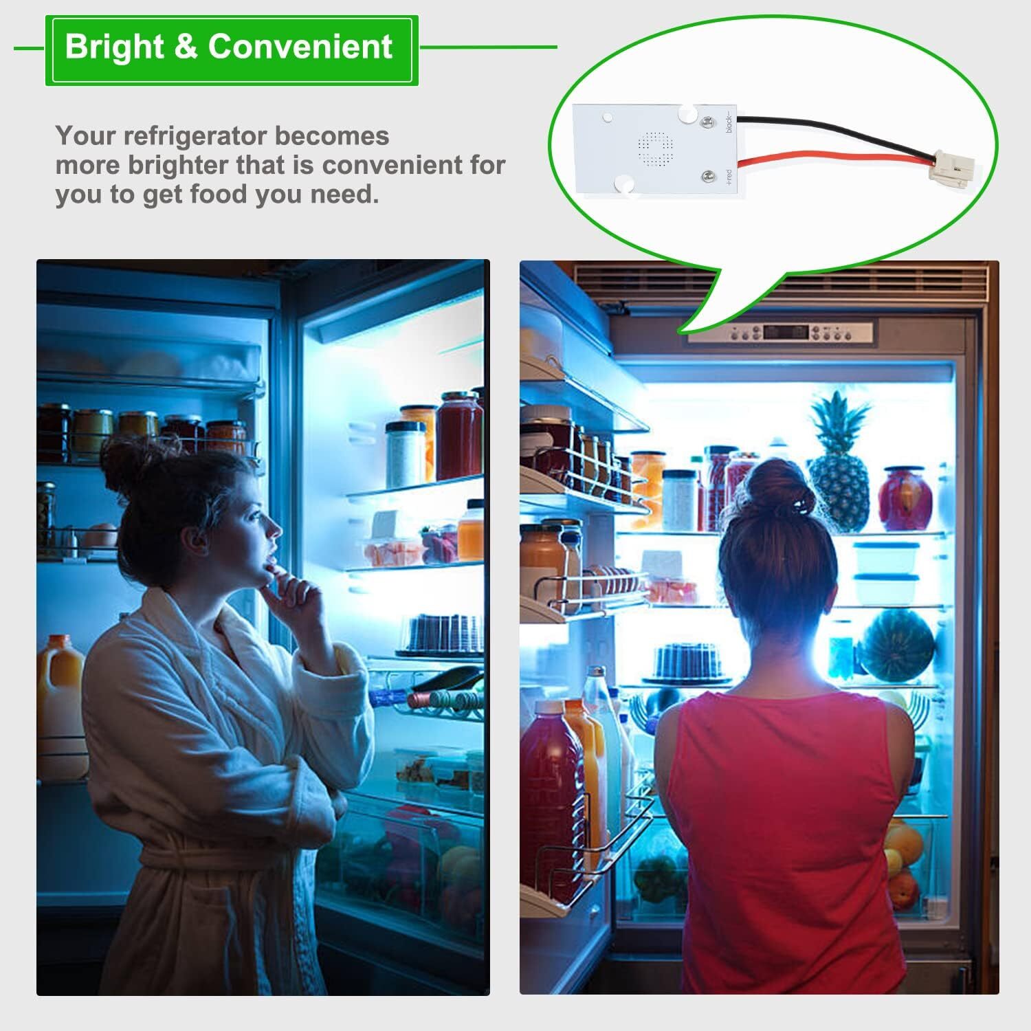 3PK W10843353 W11205083 W10695459 For Whirlpool Refrigerator LED Light Board