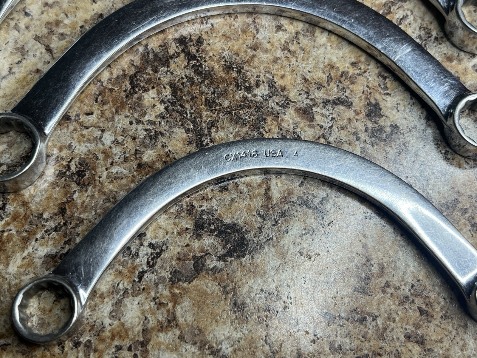 SNAP ON 5PC 12-POINT SAE Drive Half-Moon Box Wrench Set 7/16″ to 15/16″