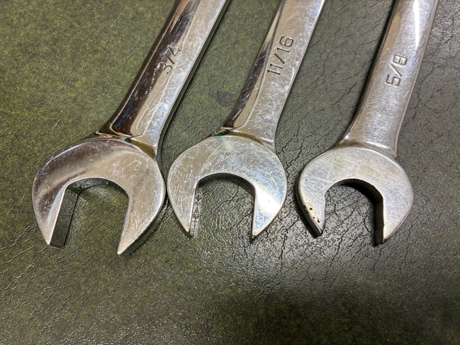 Armstrong USA Combination Wrench Set 8pc Smaller Sizes 5/16″ to 3/4″ – Good Used