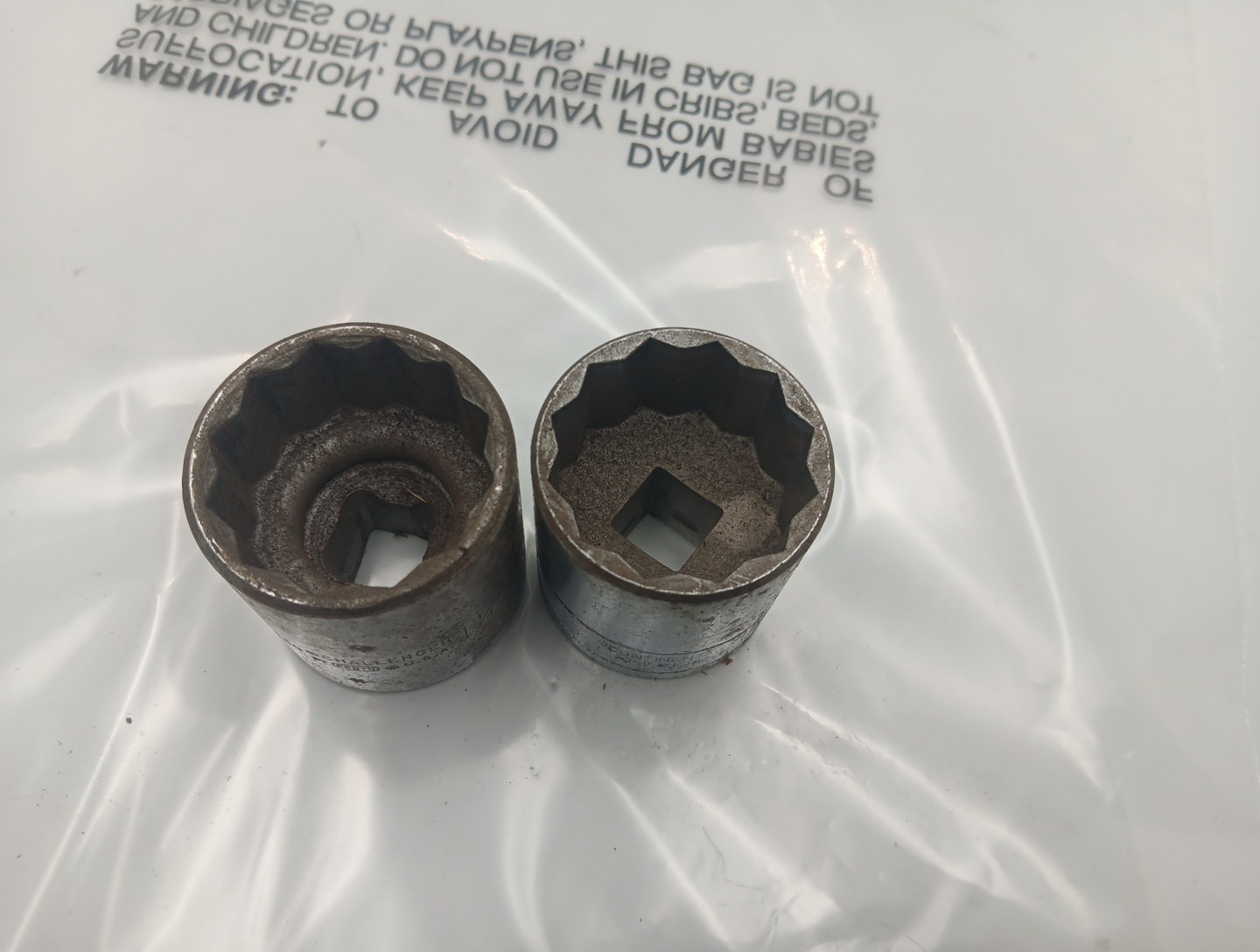 Lot of 2 Proto Socket 1 1/4″ – 12 Point 1/2” Drive Continental American