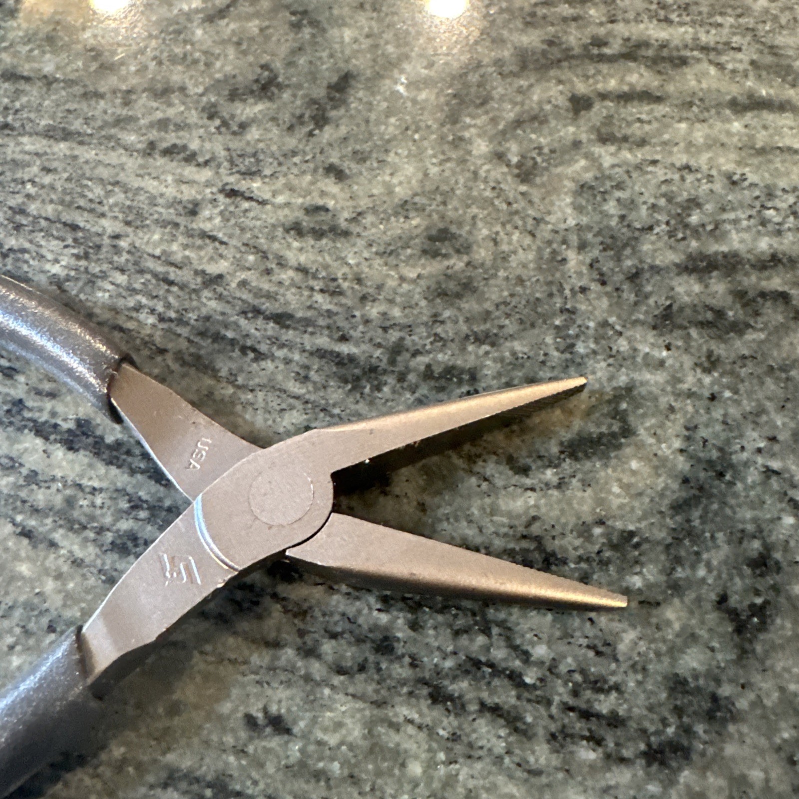 Snap-On 95acf 6″ talon grip needle nose pliers in dark Titanium new