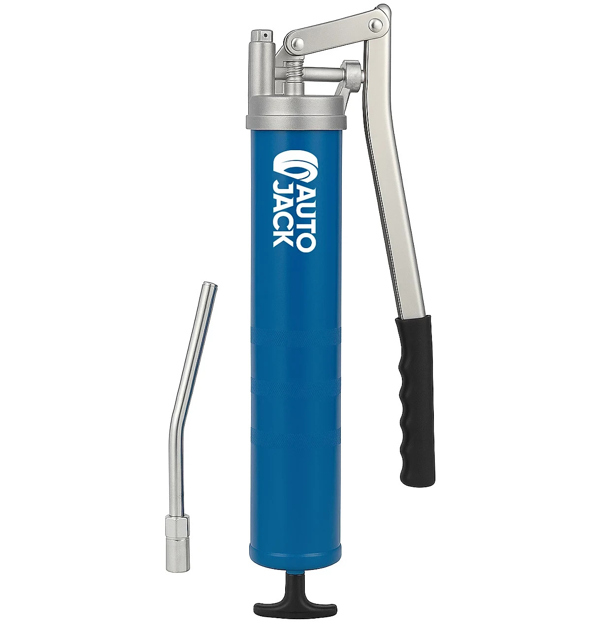 Heavy Duty Manual Grease Gun Lever Grip 500cc Cartridge Type x 2 Flexible Hose