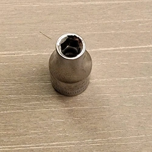 Craftsman 4mm Socket 6 Point 1/4″ Drive S-AC 43505