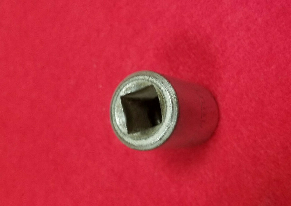 SNAP ON TOOLS Antique 3/8 DRIVE SAE. SHORT CHROME SOCKET Year 1937 S-9002