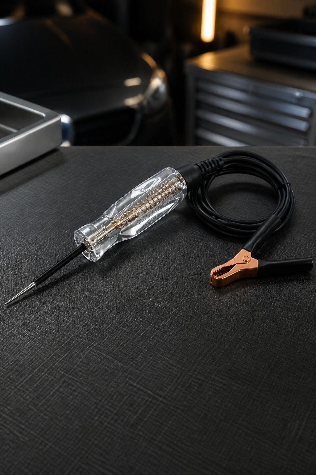 Snap On Tools 6/12V Classic Bulb-Style Simple Circuit Tester EECT30H 6ft Cord NW