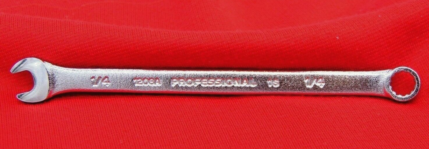 Proto J1208A 12 Point Satin Combination Wrench 1/4″