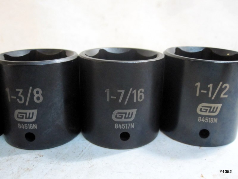 Gearwrench set of 6 sockets 6 point see description