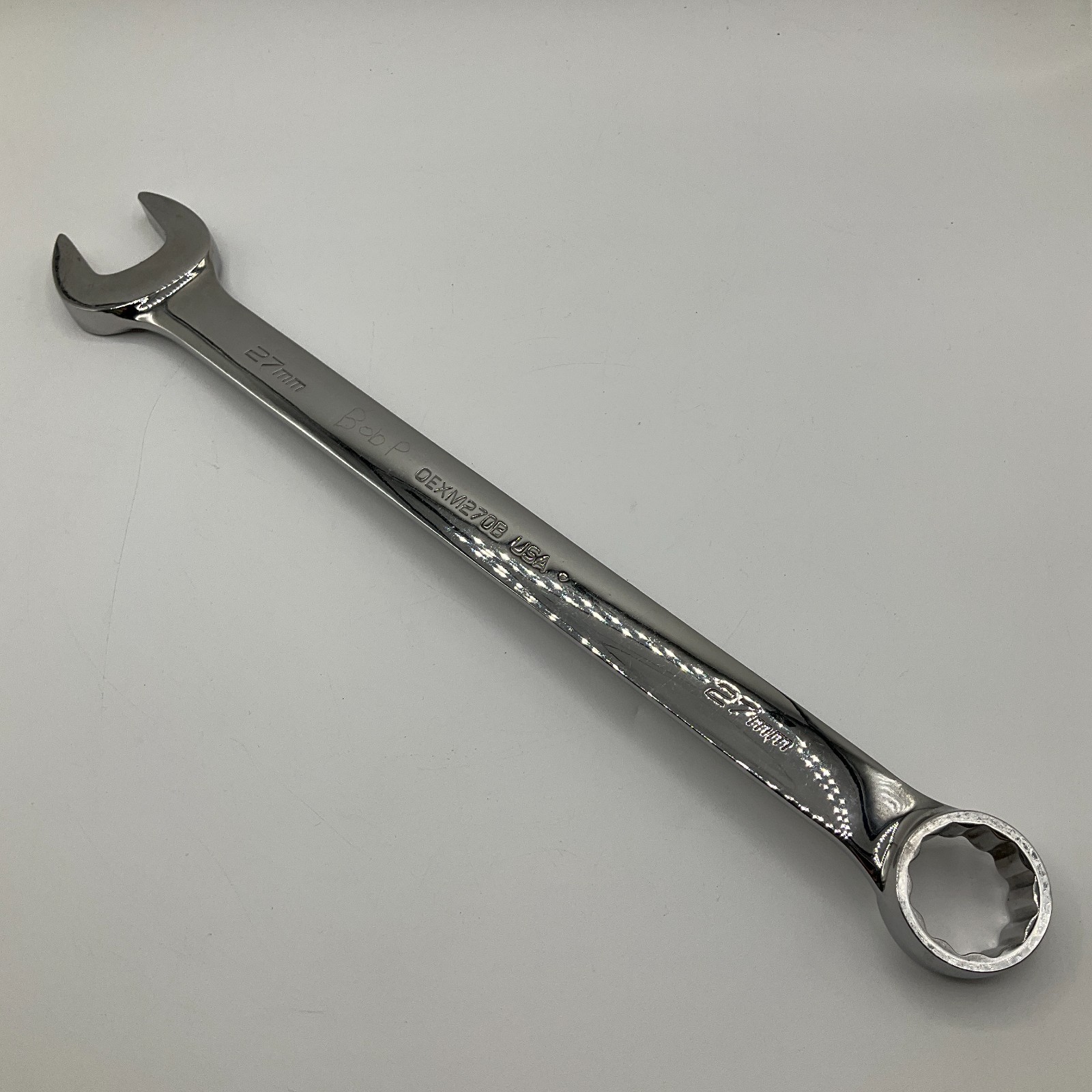 Snap-on 27 mm 12-Point Metric Flank Drive Combination Wrench OEXM270B