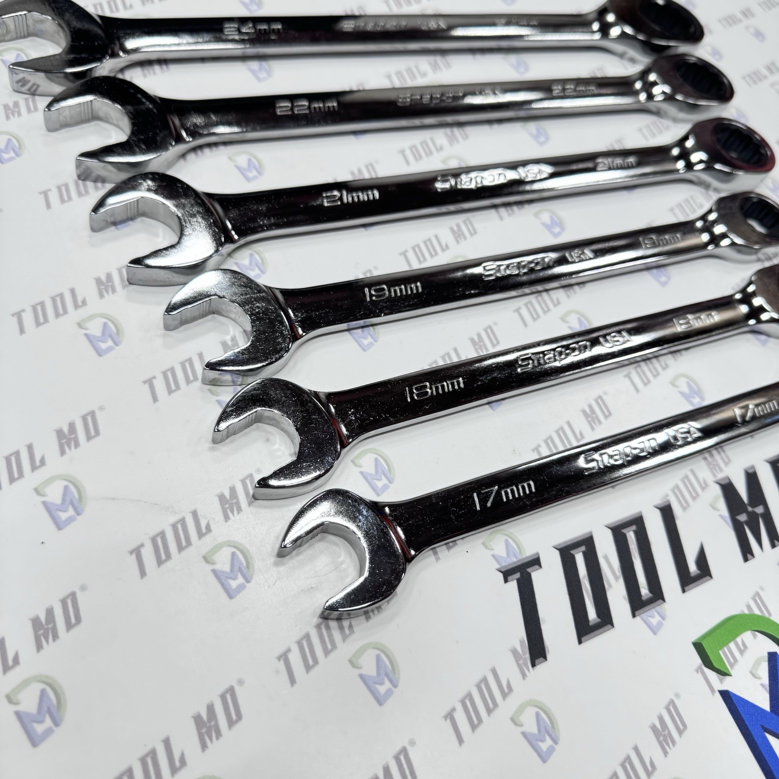 Snap-on Tools NEW 17pc 0° Offset Non-Reverse Ratchet Wrench Foam Set SOXRM01FBA
