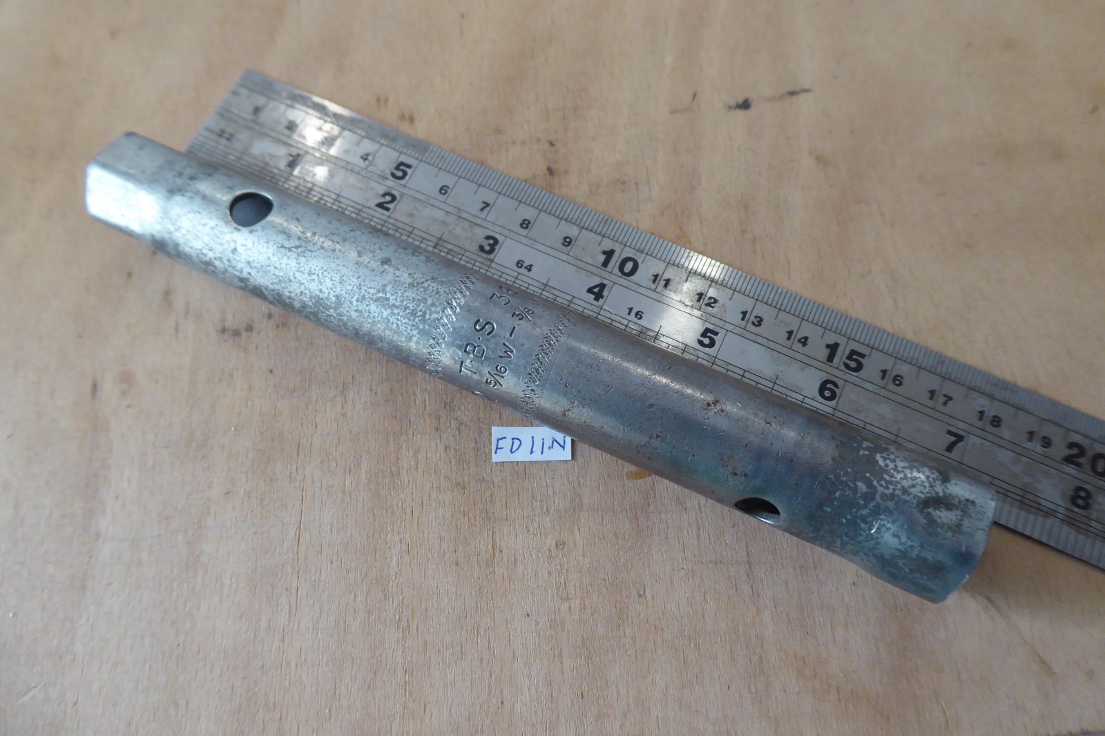 MELCO TBS 36 Box spanner 5/16 X 3/8″ Whitworth 7″ long made in England