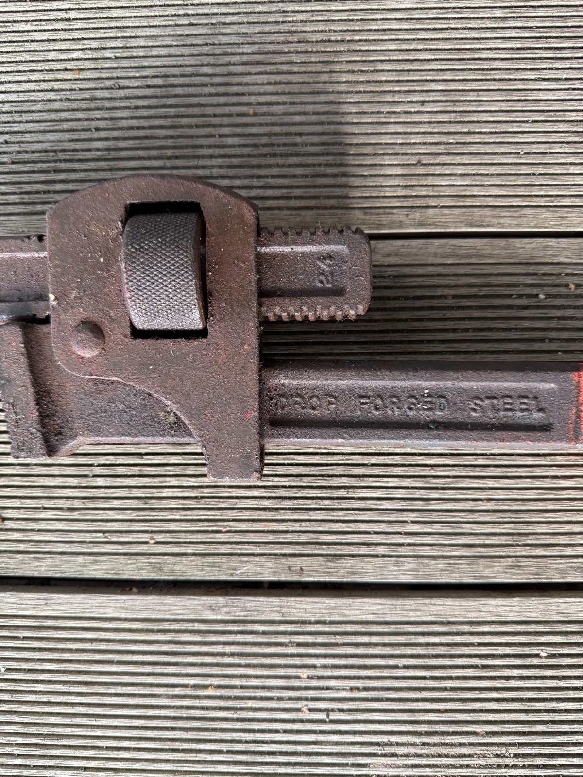 Record 24 Stilson Adjustable Pipe Wrench Spanner Vintage