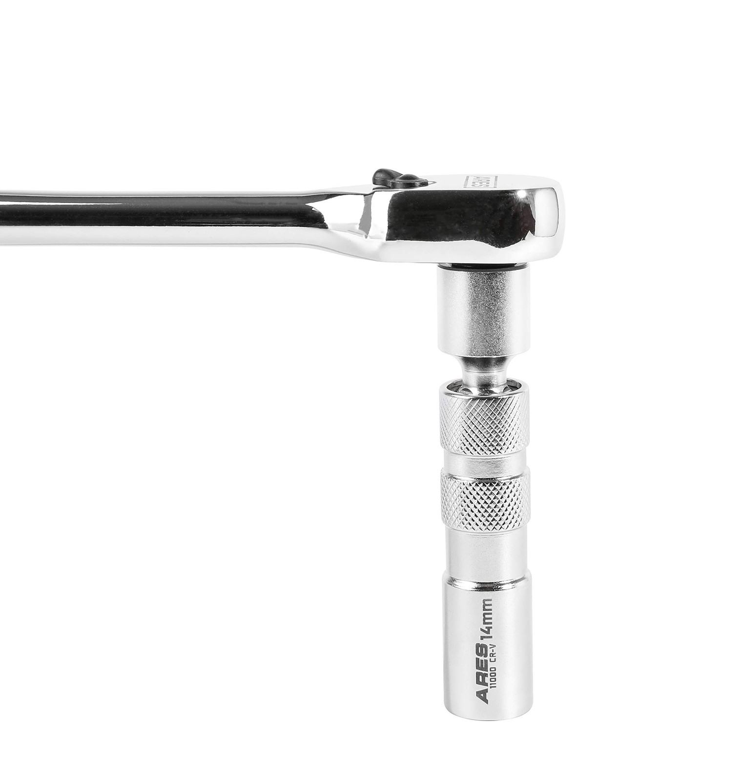 ARES 11000-14mm Thin Wall Magnetic Swivel 14mm Spark Plug Socket